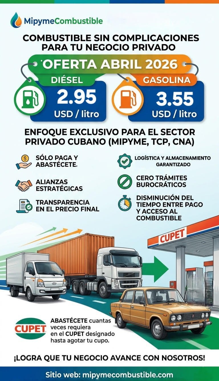 Oferta combustible Abril 2026